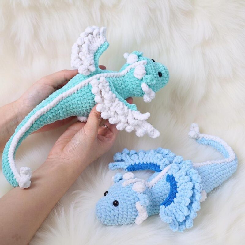 Mystic Fire Dragon Amigurumi Crochet Pattern Bundle - Magical DIY Stuffed Fantasy Toy - Instant Download PDF - Image 4