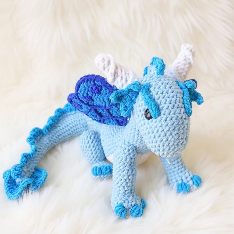 Mystic Glow Dragons Amigurumi Crochet Pattern Bundle - Magical DIY Stuffed Animal Toy - Instant Download PDF - Image 2