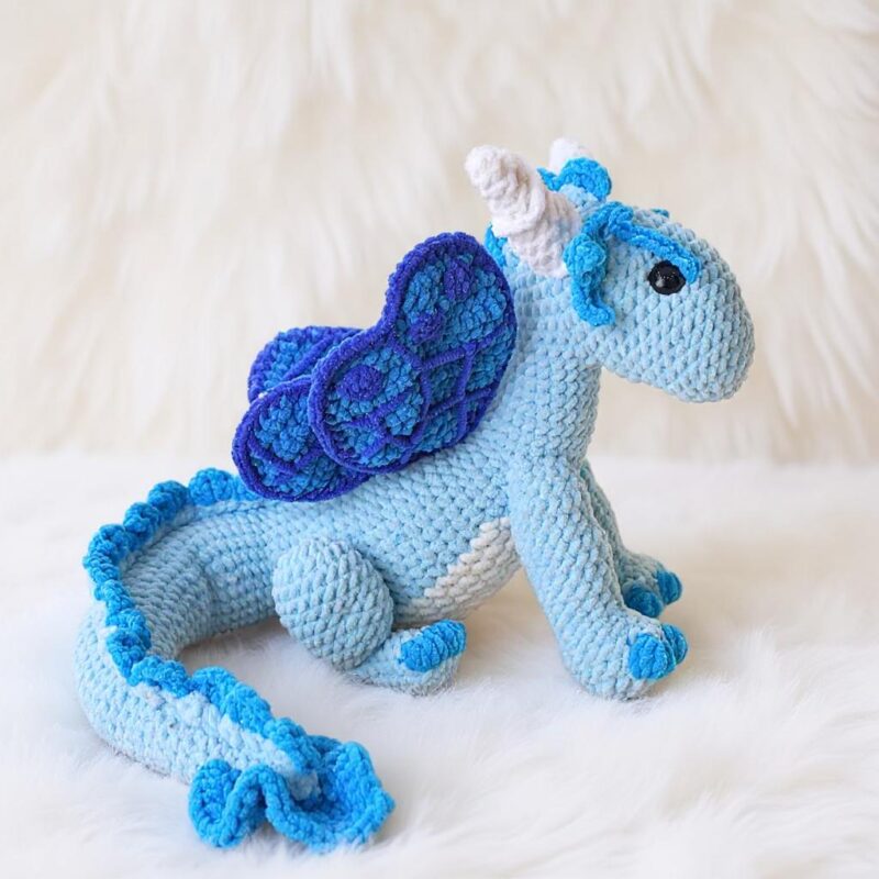 Mystic Glow Dragons Amigurumi Crochet Pattern Bundle - Magical DIY Stuffed Animal Toy - Instant Download PDF - Image 3
