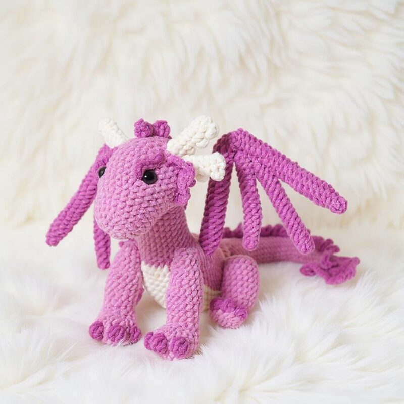 Mystic Glow Dragons Amigurumi Crochet Pattern Bundle - Magical DIY Stuffed Animal Toy - Instant Download PDF - Image 5