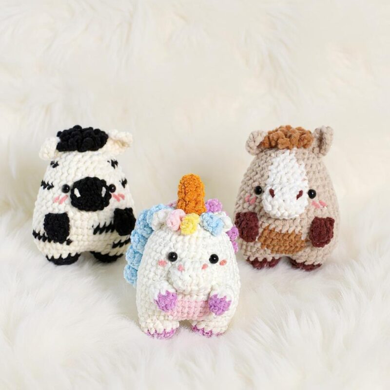 Unicorn Amigurumi Crochet Pattern - Magical DIY Stuffed Animal Toy - Instant Download PDF