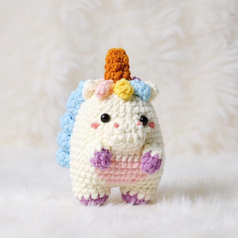 Unicorn Amigurumi Crochet Pattern - Magical DIY Stuffed Animal Toy - Instant Download PDF - Image 5