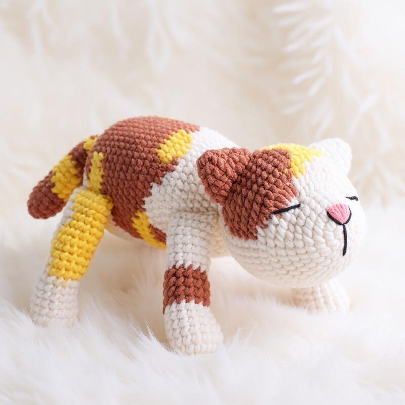 NapNap Kitten Amigurumi Crochet Pattern - Adorable DIY Stuffed Animal Toy - Instant Download PDF - Image 2