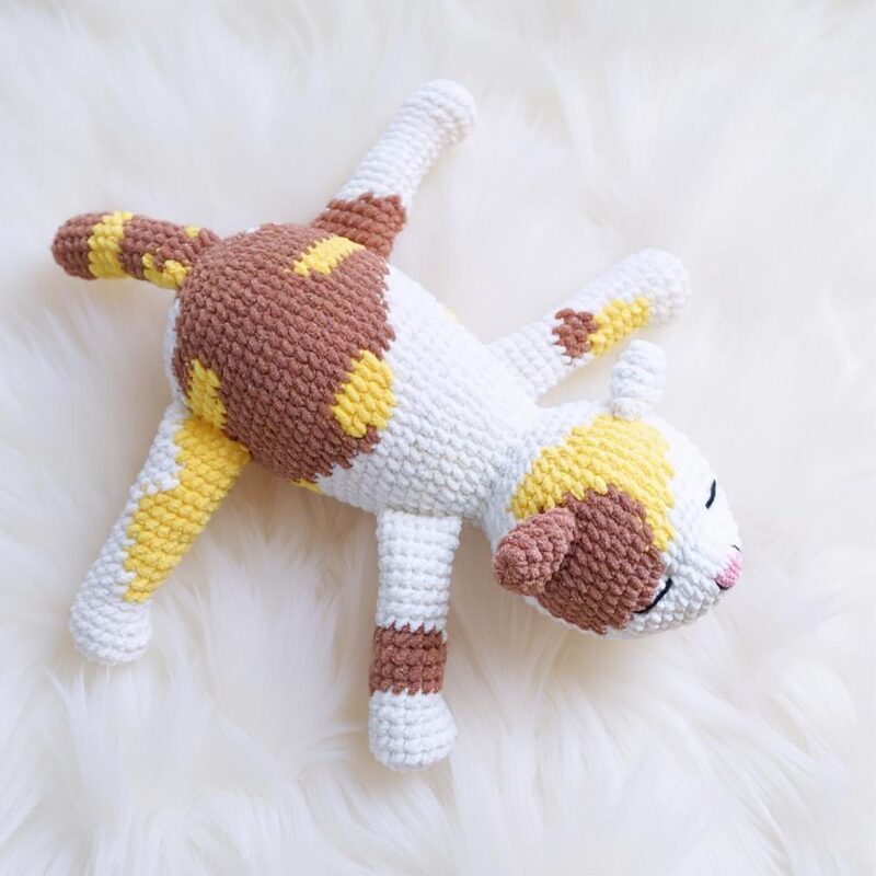 NapNap Kitten Amigurumi Crochet Pattern - Adorable DIY Stuffed Animal Toy - Instant Download PDF - Image 4