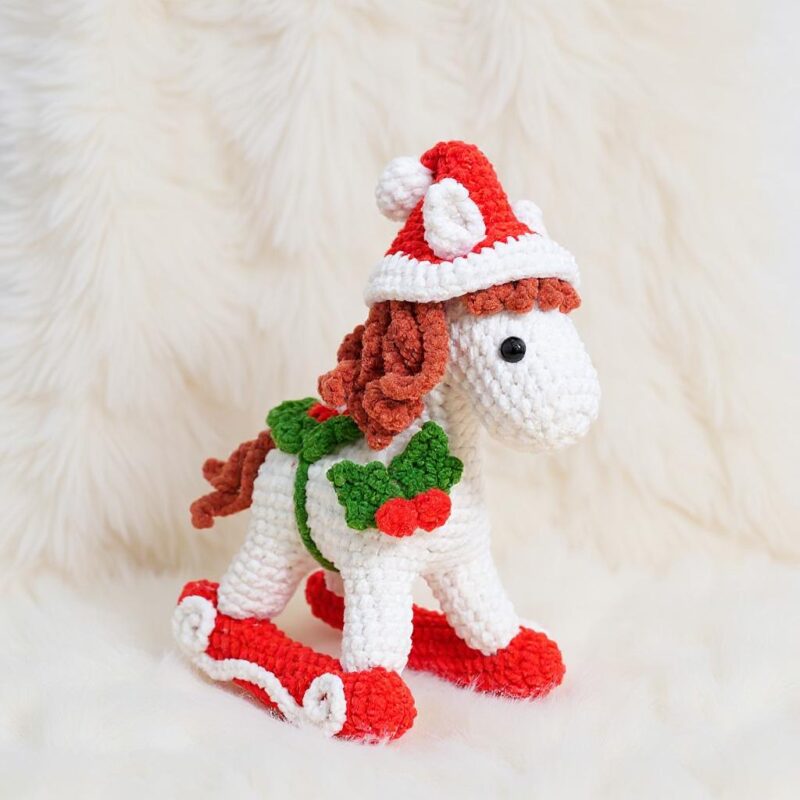 Noel Rocking Duo Amigurumi Crochet Pattern - Low-Sew - DIY Christmas Stuffed Toys - Instant Download PDF - Image 3
