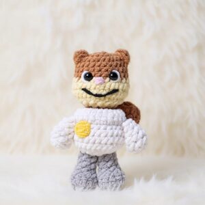 Squirrel Amigurumi Crochet Pattern - Adorable DIY Stuffed Animal Toy - Instant Download PDF
