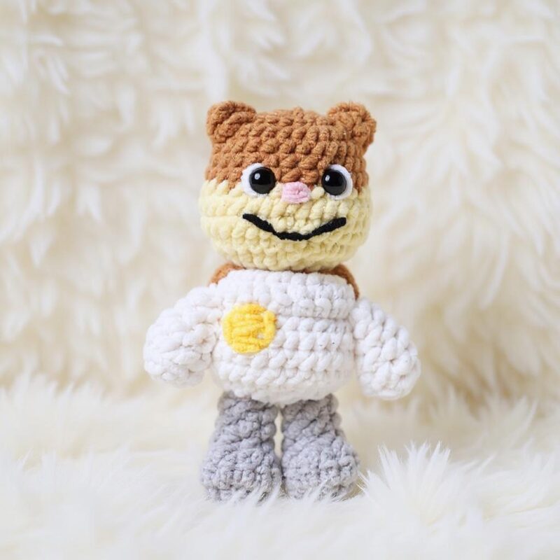Squirrel Amigurumi Crochet Pattern - Adorable DIY Stuffed Animal Toy - Instant Download PDF - Image 3