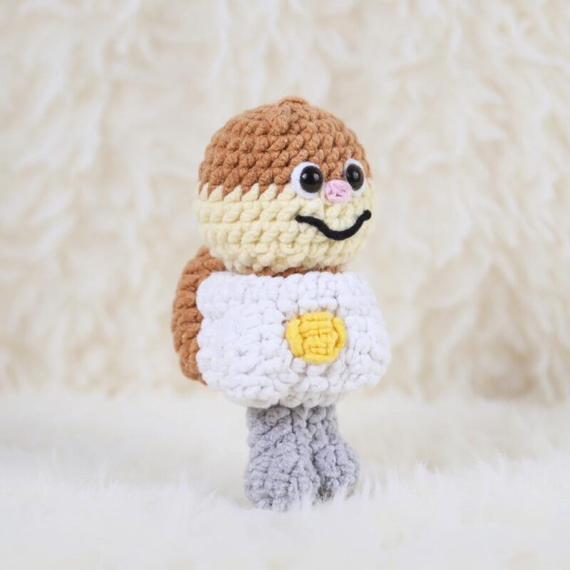 Squirrel Amigurumi Crochet Pattern - Adorable DIY Stuffed Animal Toy - Instant Download PDF - Image 4
