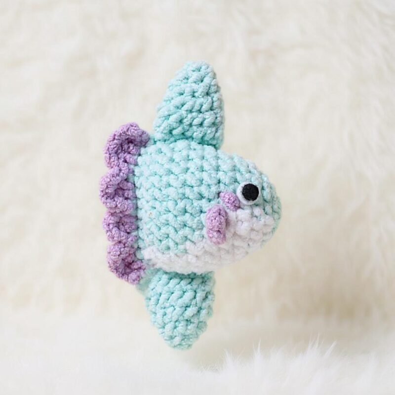 Ocean Sunfish Amigurumi Crochet Pattern - Adorable DIY Stuffed Animal Toy - Instant Download PDF