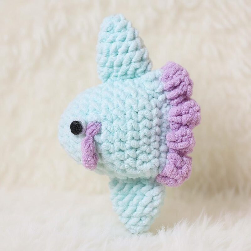 Ocean Sunfish Amigurumi Crochet Pattern - Adorable DIY Stuffed Animal Toy - Instant Download PDF - Image 4