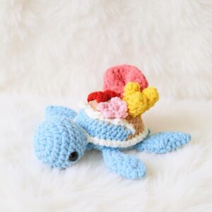Ocean Turtle Amigurumi Crochet Pattern - Adorable DIY Stuffed Animal Toy - Instant Download PDF