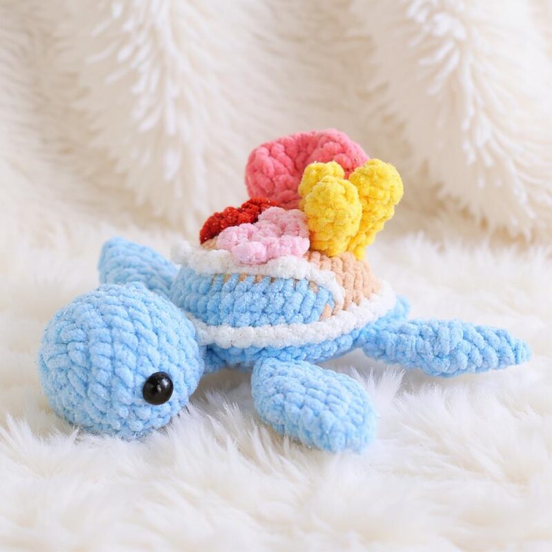 Ocean Turtle Amigurumi Crochet Pattern - Adorable DIY Stuffed Animal Toy - Instant Download PDF - Image 2