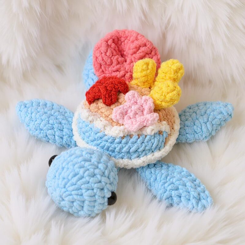 Ocean Turtle Amigurumi Crochet Pattern - Adorable DIY Stuffed Animal Toy - Instant Download PDF - Image 4