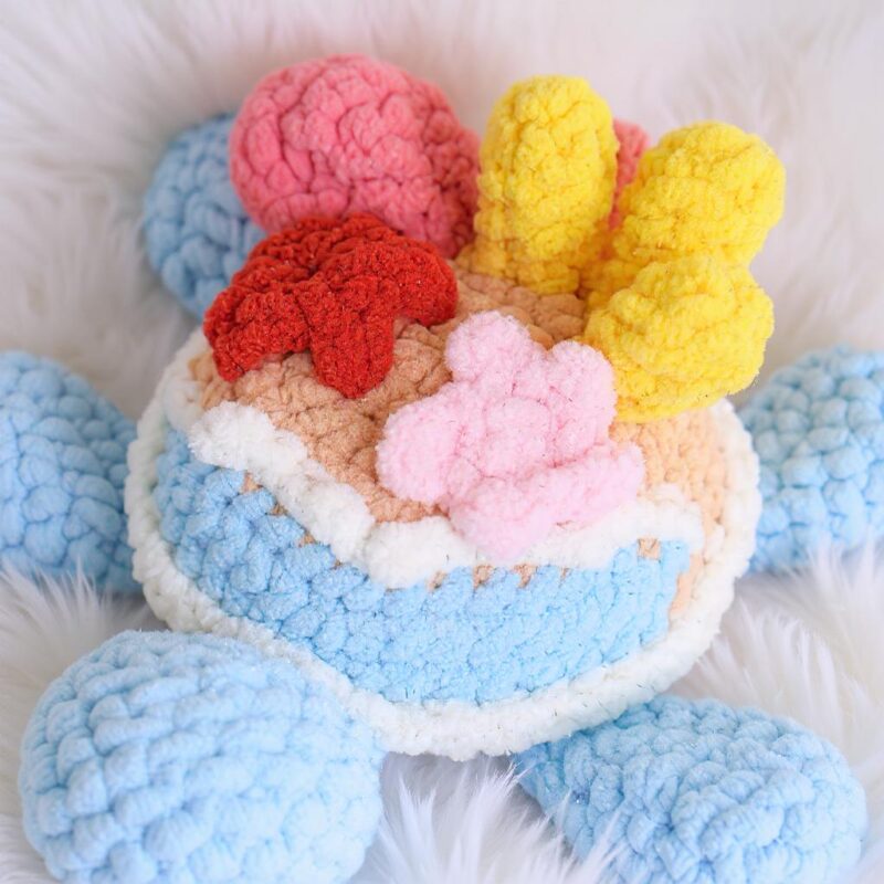 Ocean Turtle Amigurumi Crochet Pattern - Adorable DIY Stuffed Animal Toy - Instant Download PDF - Image 5