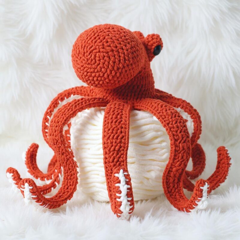 Octopus Amigurumi Crochet Pattern - Adorable DIY Stuffed Animal Toy - Instant Download PDF - Image 6