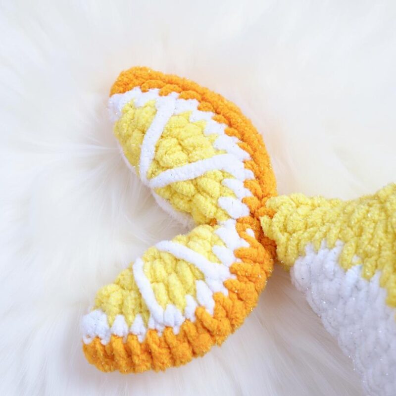 Orange Shark Amigurumi Crochet Pattern - Adorable DIY Stuffed Animal Toy - Instant Download PDF - Image 5