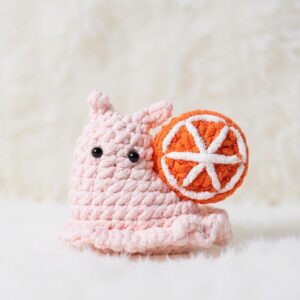 Snail Amigurumi Crochet Pattern - No-Sew - DIY Stuffed Animal Toy - Instant Download PDF