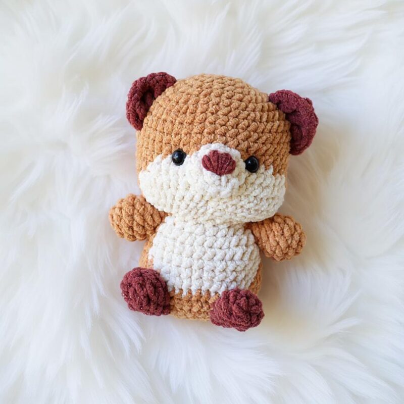 Otter Amigurumi Crochet Pattern - Adorable DIY Stuffed Animal Toy - Instant Download PDF