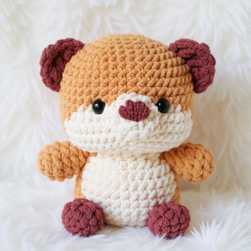 Otter Amigurumi Crochet Pattern - Adorable DIY Stuffed Animal Toy - Instant Download PDF - Image 3