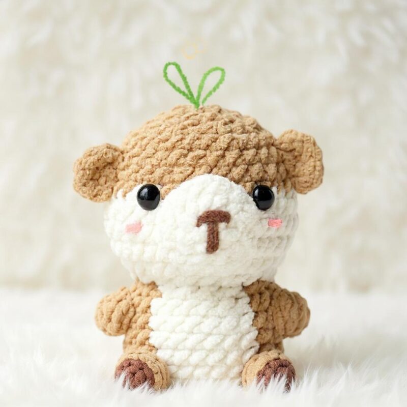 Otter Amigurumi Crochet Pattern - No-Sew - DIY Stuffed Animal Toy - Instant Download PDF - Image 3
