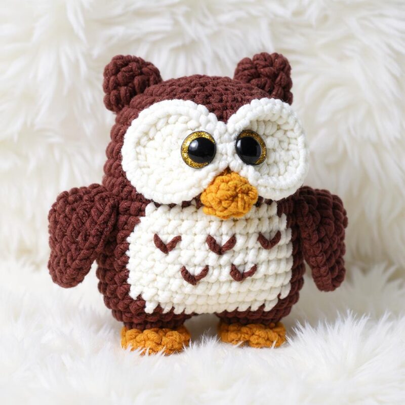 Owl Amigurumi Crochet Pattern - Adorable DIY Stuffed Animal Toy - Instant Download PDF - Image 2