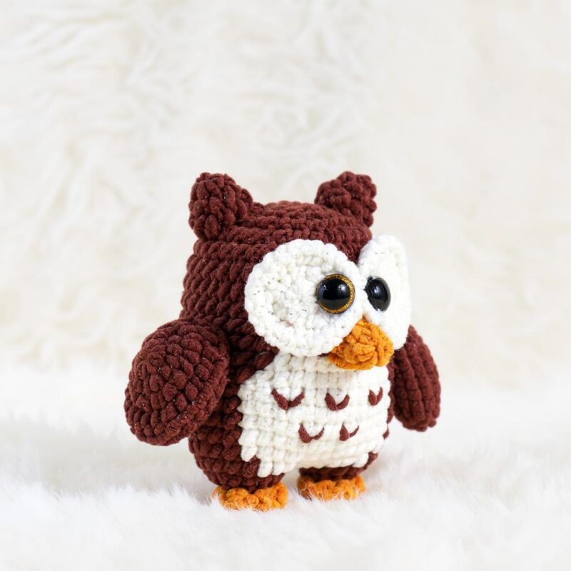 Owl Amigurumi Crochet Pattern - Adorable DIY Stuffed Animal Toy - Instant Download PDF - Image 3