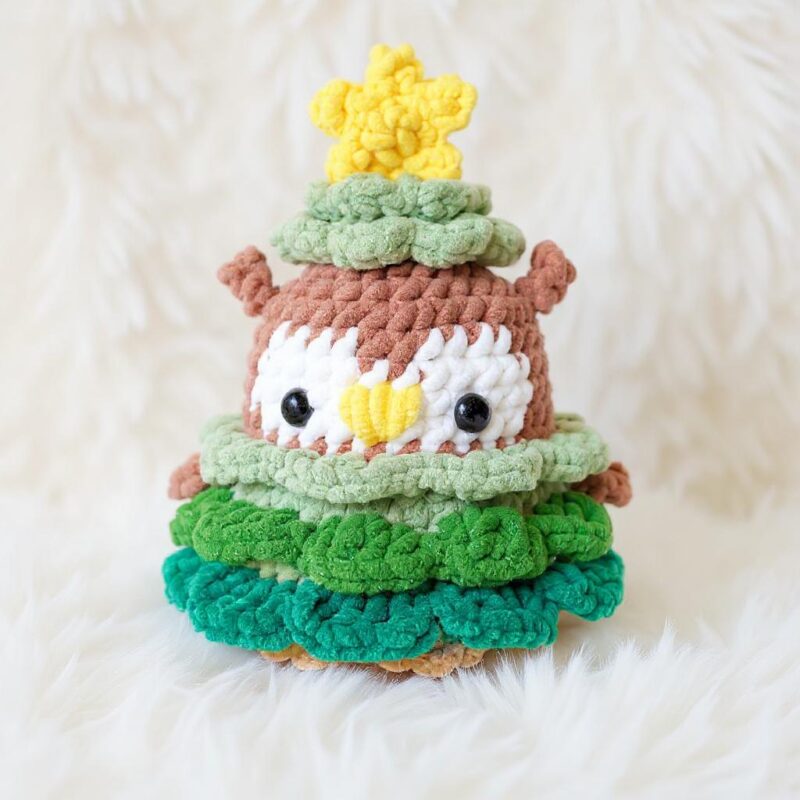 Christmas Owl Amigurumi Crochet Pattern - Festive DIY Christmas Tree Ornament - Instant Download PDF - Image 2