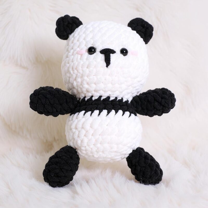 Panda Amigurumi Crochet Pattern - Adorable DIY Stuffed Animal Toy - Instant Download PDF - Image 2