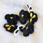 Pansy Flower Amigurumi Crochet Pattern - Charming DIY Handmade Flower - Instant Download PDF