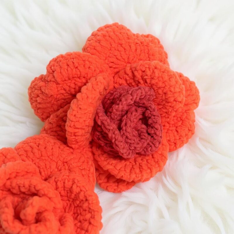 Red Roses Amigurumi Crochet Pattern - Romantic DIY Flower Bouquet - Instant Download PDF - Image 3