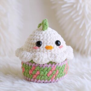 Pastel Chick in Egg Amigurumi Crochet Pattern - Adorable DIY Stuffed Animal Toy - Instant Download PDF