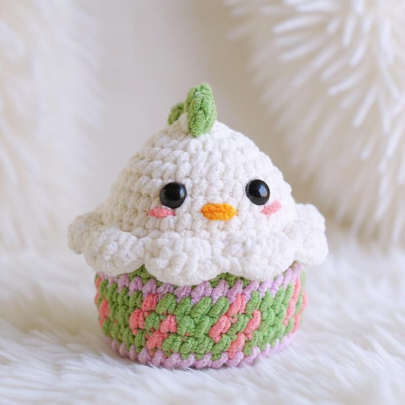 Pastel Chick in Egg Amigurumi Crochet Pattern - Adorable DIY Stuffed Animal Toy - Instant Download PDF