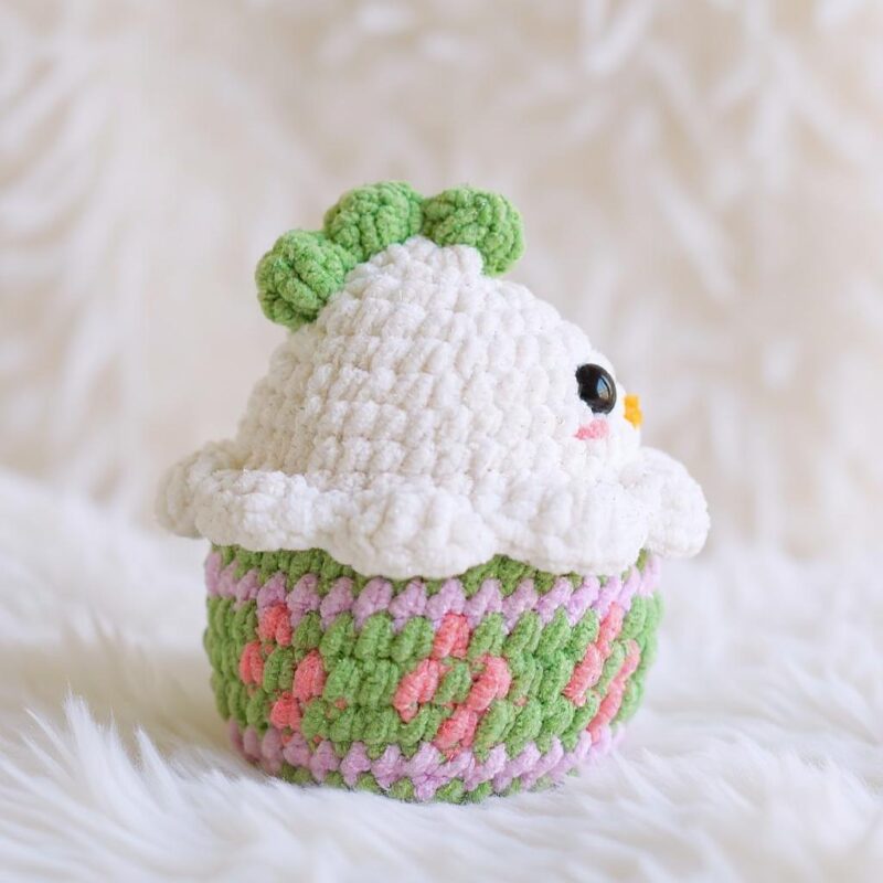 Pastel Chick in Egg Amigurumi Crochet Pattern - Adorable DIY Stuffed Animal Toy - Instant Download PDF - Image 3