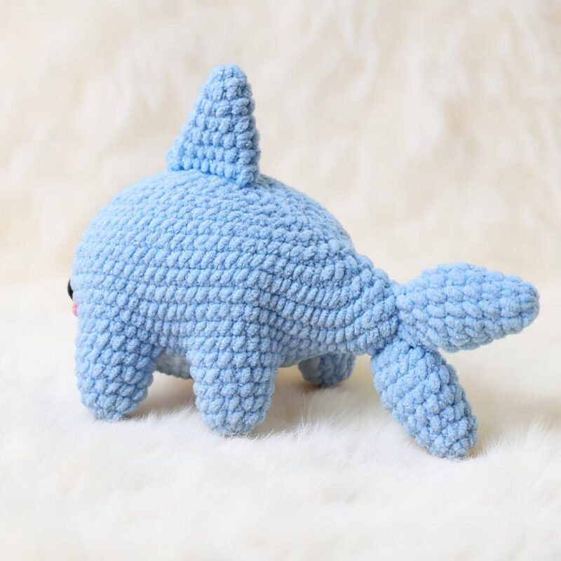 Pawsy Shark Amigurumi Crochet Pattern - Adorable DIY Stuffed Animal Toy - Instant Download PDF - Image 4