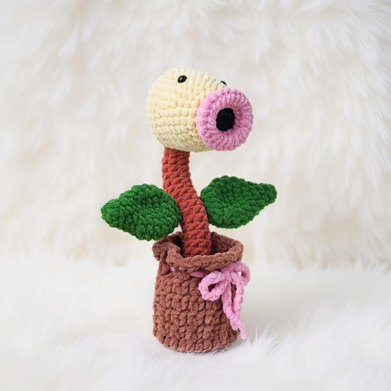 Pea Blaster Amigurumi Crochet Pattern - Adorable DIY Stuffed Plant Toy - Instant Download PDF - Image 2