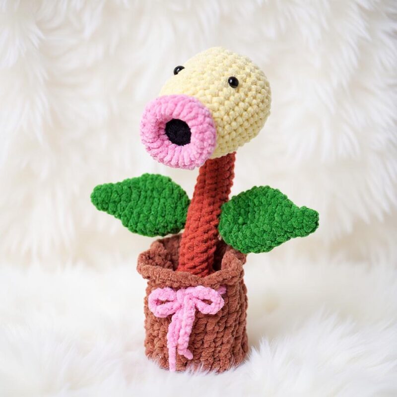 Pea Blaster Amigurumi Crochet Pattern - Adorable DIY Stuffed Plant Toy - Instant Download PDF - Image 3