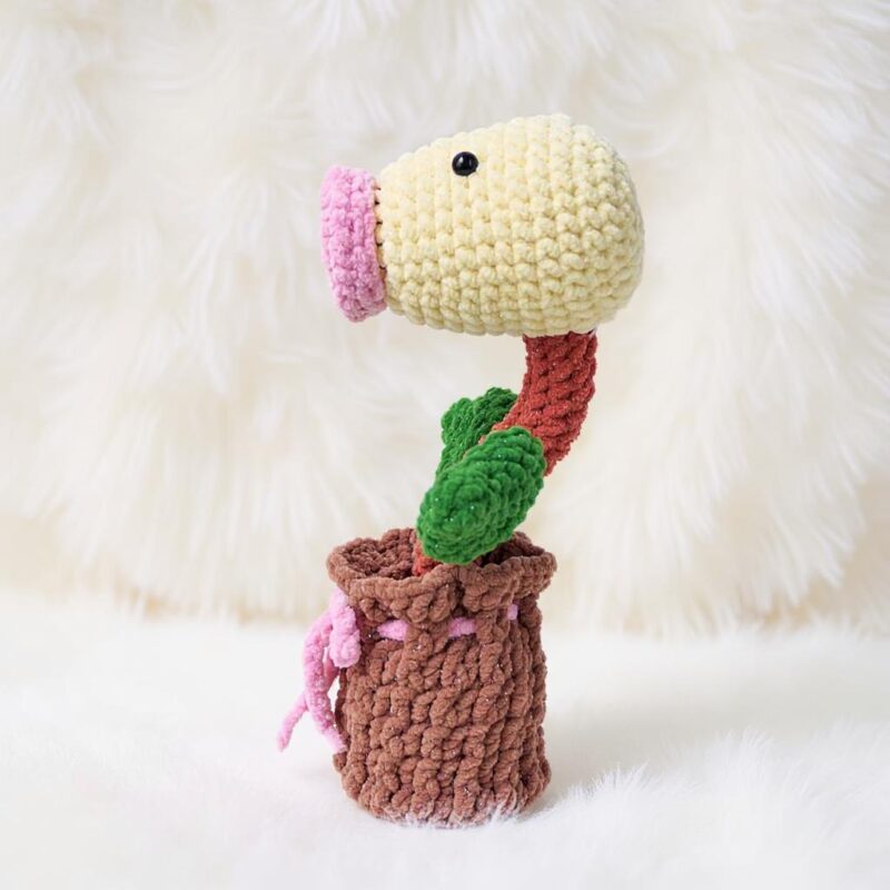 Pea Blaster Amigurumi Crochet Pattern - Adorable DIY Stuffed Plant Toy - Instant Download PDF - Image 4