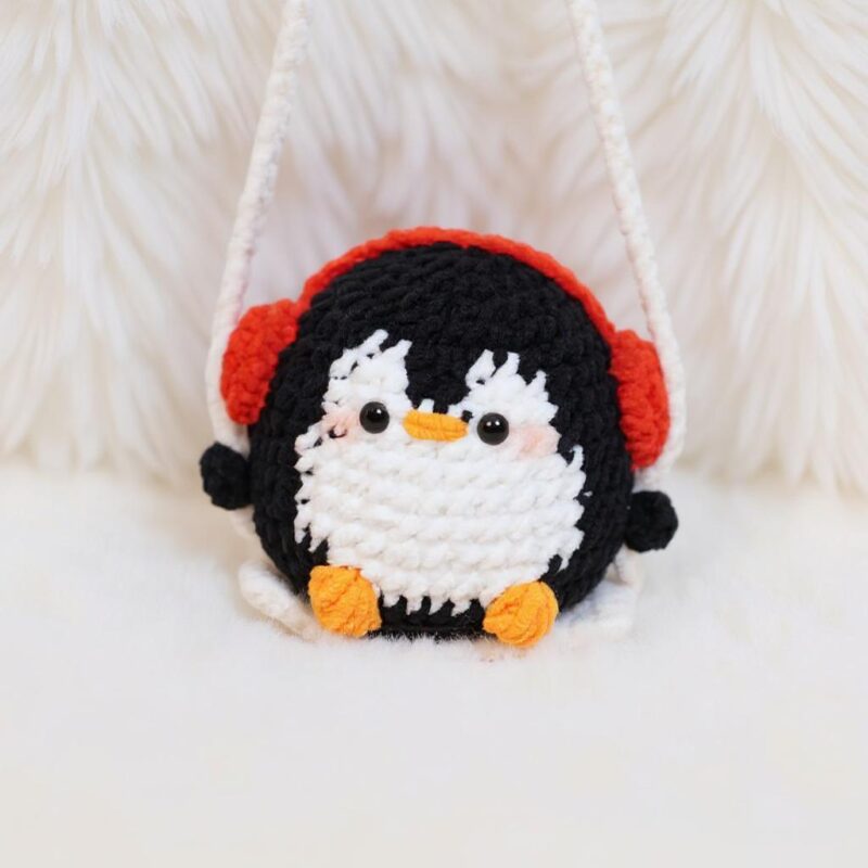 Swinging Penguin Amigurumi Crochet Pattern - Adorable DIY Car Hanging Decor - Instant Download PDF - Image 3