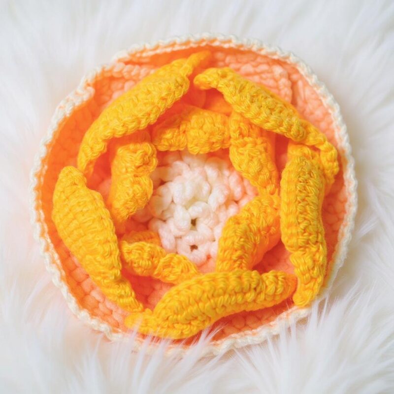 Peony Flower Amigurumi Crochet Pattern - Beautiful DIY Handmade Flower - Instant Download PDF - Image 5