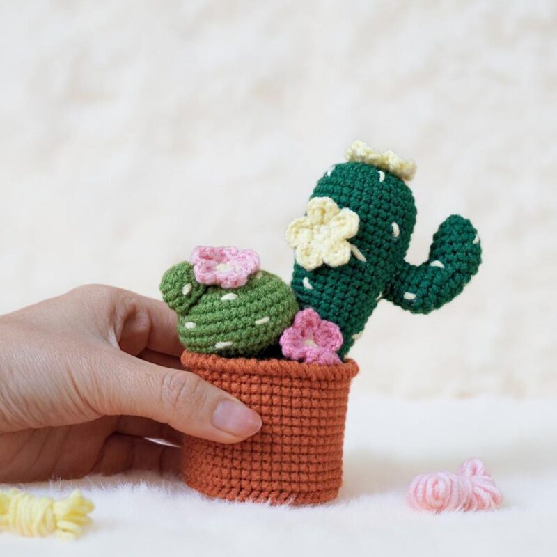 Petal & Prickles Potted Cactus Amigurumi Crochet Pattern - Adorable DIY Potted Plant - Instant Download PDF - Image 3