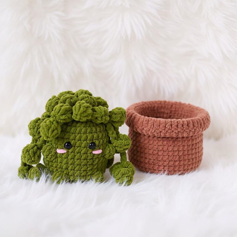 Petite Succulent Pair Amigurumi Crochet Pattern - Adorable DIY Potted Plants - Instant Download PDF - Image 4