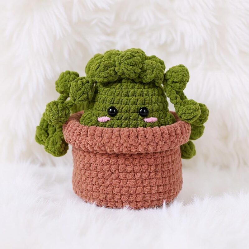 Petite Succulent Pair Amigurumi Crochet Pattern - Adorable DIY Potted Plants - Instant Download PDF - Image 5