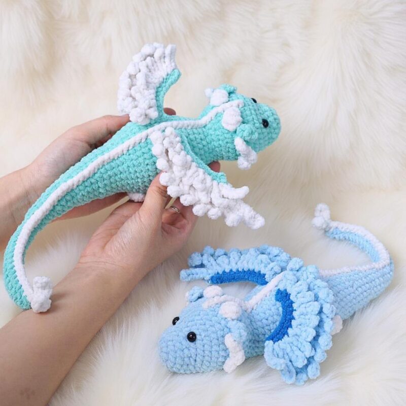 Phoenix Dragon Amigurumi Crochet Pattern - Majestic DIY Stuffed Animal Toy - Instant Download PDF - Image 2