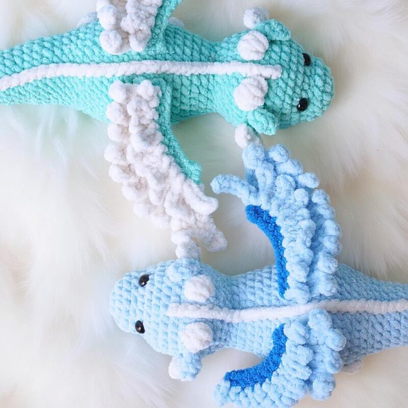 Phoenix Dragon Amigurumi Crochet Pattern - Majestic DIY Stuffed Animal Toy - Instant Download PDF - Image 3