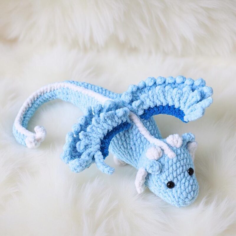 Phoenix Dragon Amigurumi Crochet Pattern - Majestic DIY Stuffed Animal Toy - Instant Download PDF - Image 4