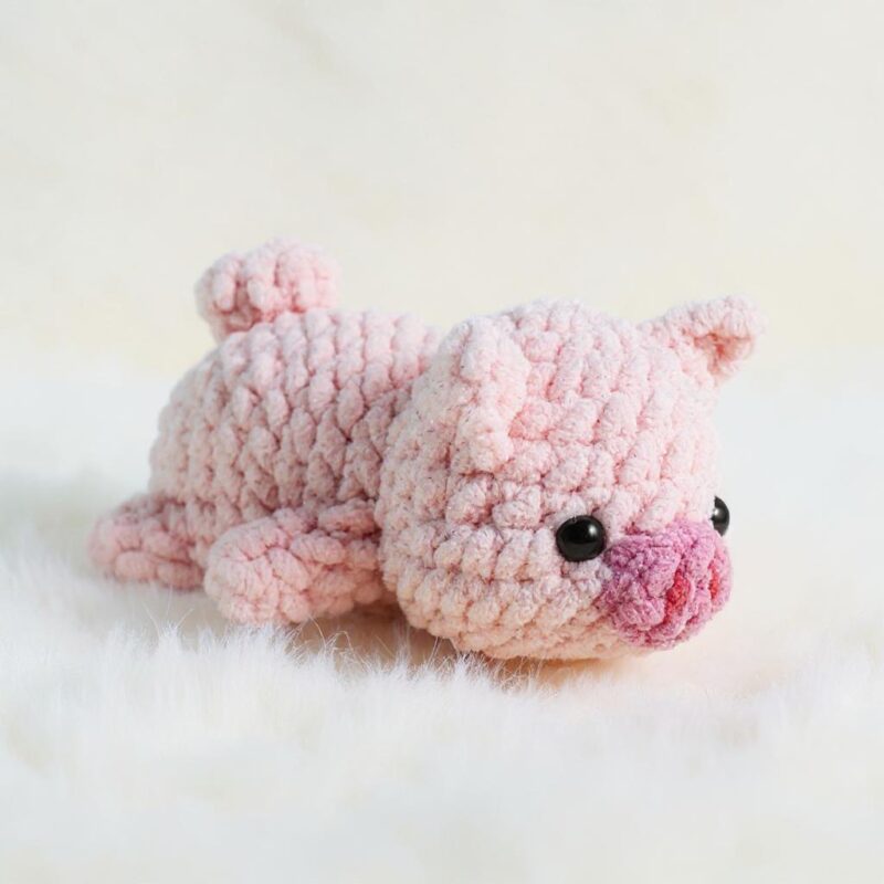 Pig Amigurumi Crochet Pattern - Adorable DIY Stuffed Animal Toy - Instant Download PDF - Image 2