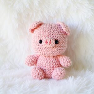 Pig Amigurumi Crochet Pattern - Adorable DIY Stuffed Animal Toy - Instant Download PDF