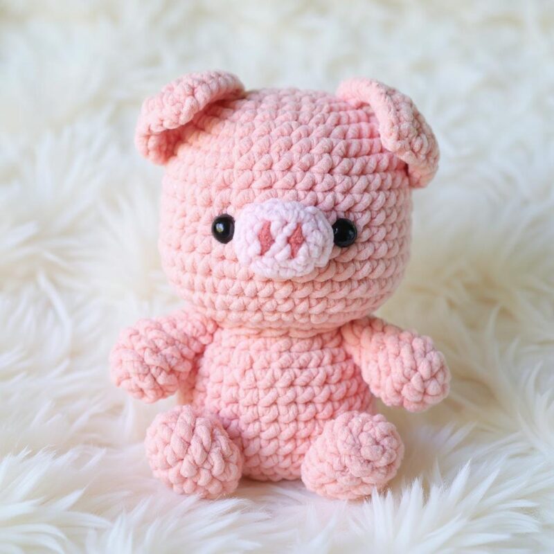 Pig Amigurumi Crochet Pattern - Adorable DIY Stuffed Animal Toy - Instant Download PDF - Image 2
