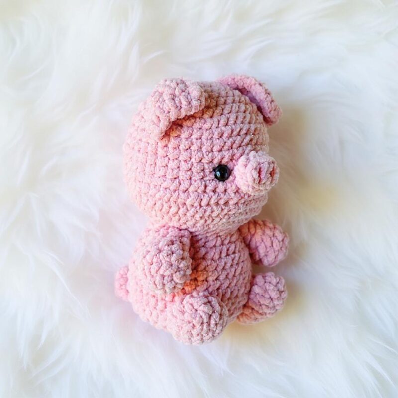 Pig Amigurumi Crochet Pattern - Adorable DIY Stuffed Animal Toy - Instant Download PDF - Image 4