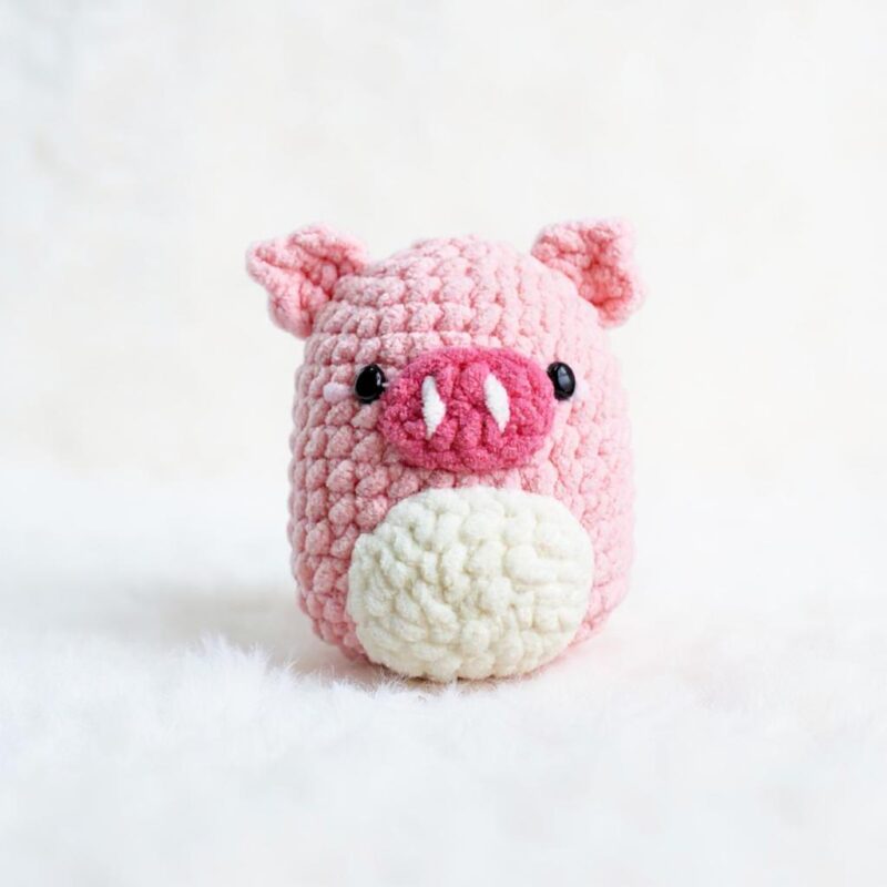 Piggy Marshmallow Amigurumi Crochet Pattern - Adorable DIY Stuffed Animal Toy - Instant Download PDF - Image 2